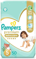 Pampers Premium Extra Care Size 5-50 Diapers