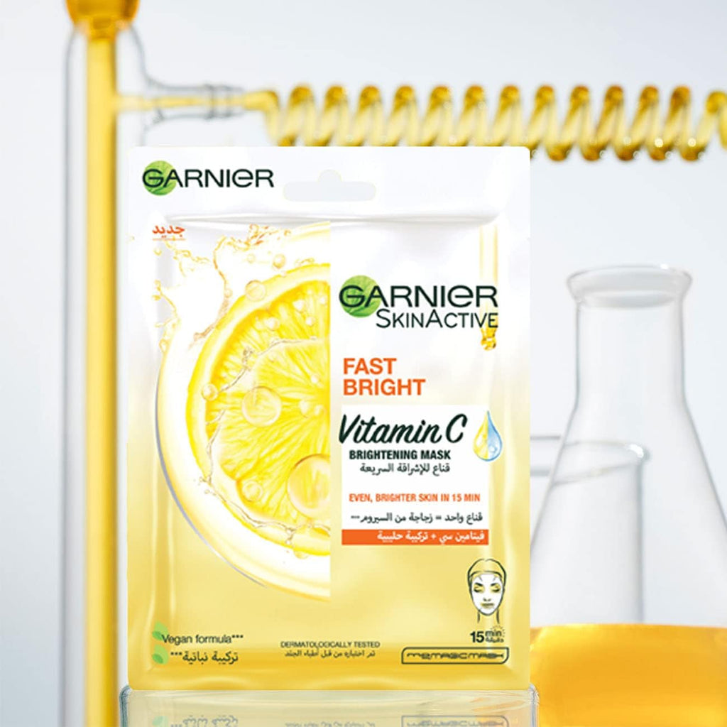 Garnier Skinactive Fast Bright Instant Brightening Tissue Mask