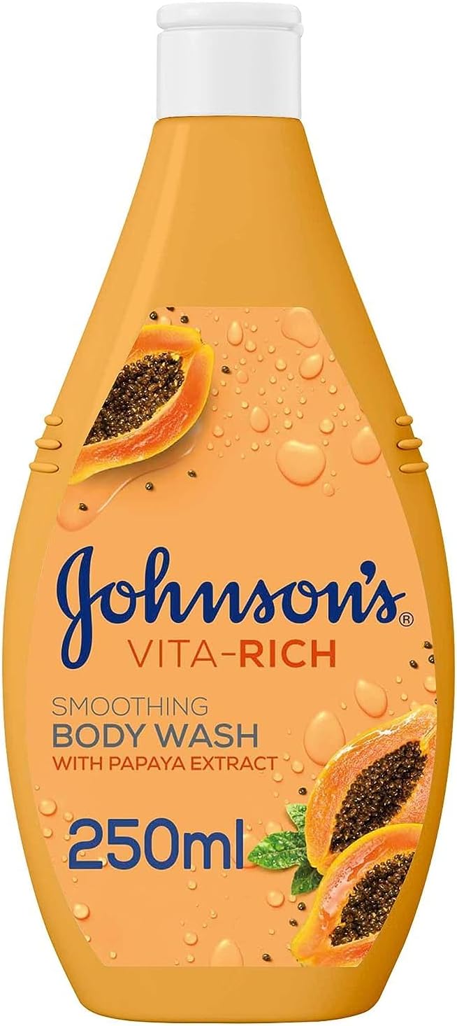 Johnsons Vita Rich Shower Gel Papaya Extract Body Care