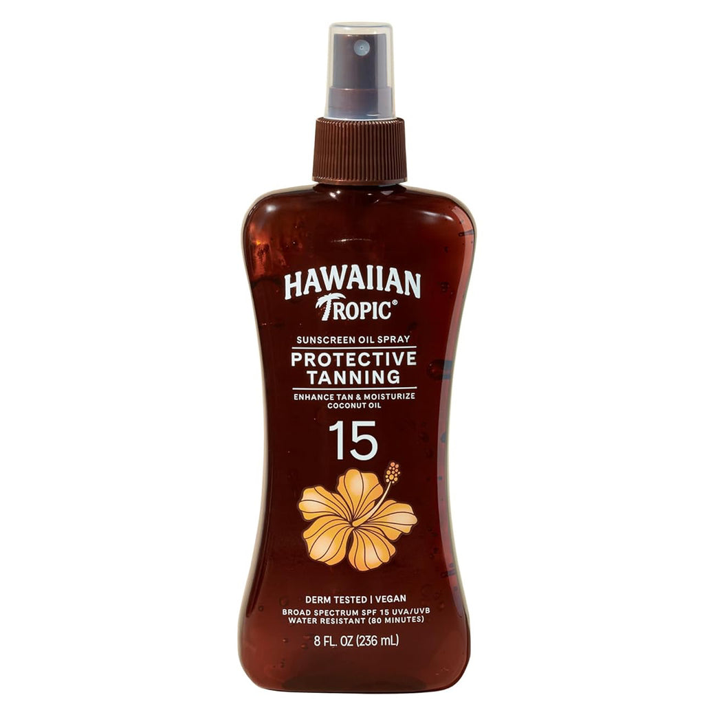 Hawaiian Tropic Protective Tanning Oil Spray Spf 15