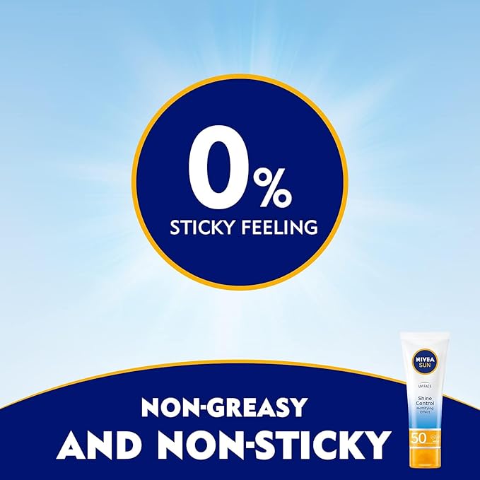 Nivea Sun Face Cream Shine Control Spf 50