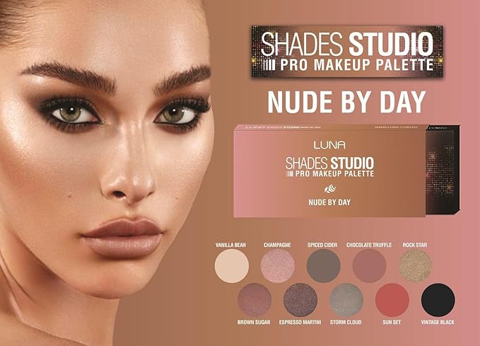 Luna Shades Studio Pro Makeup Palette Nude By Day