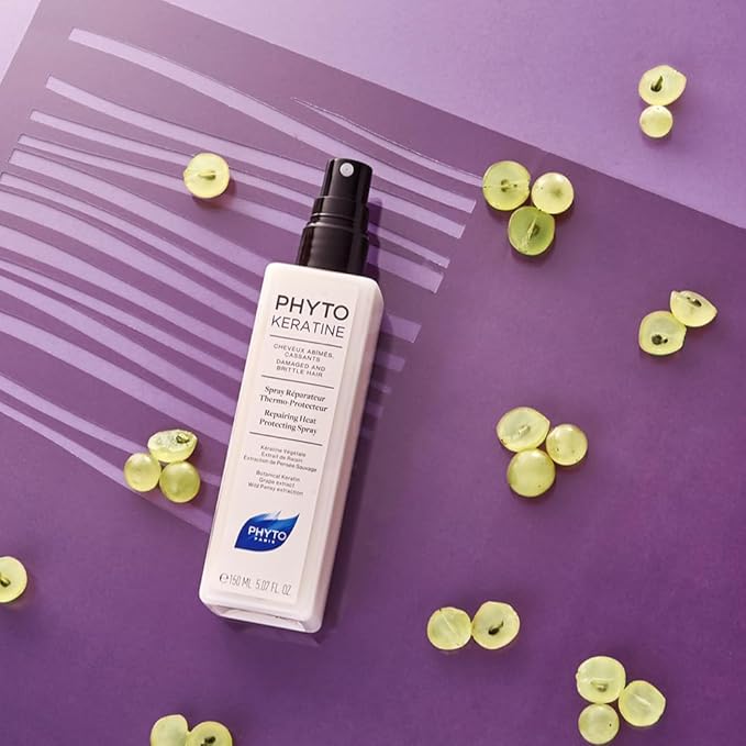 Phyto Phytokeratine Repairing Heat Protecting Hair Spray For Damaged And Brittle Hair