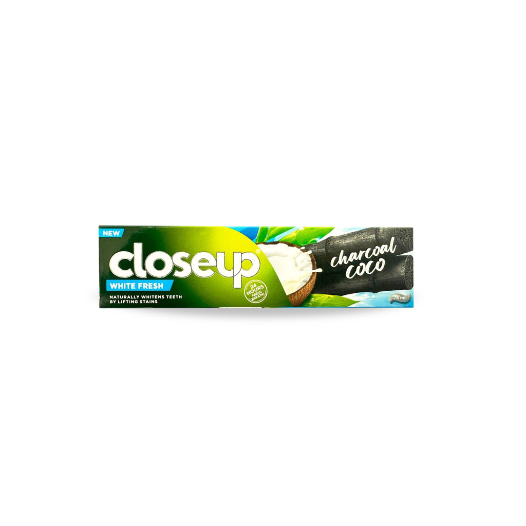 Closeup Charcoal Coco White Fresh Toothpaste