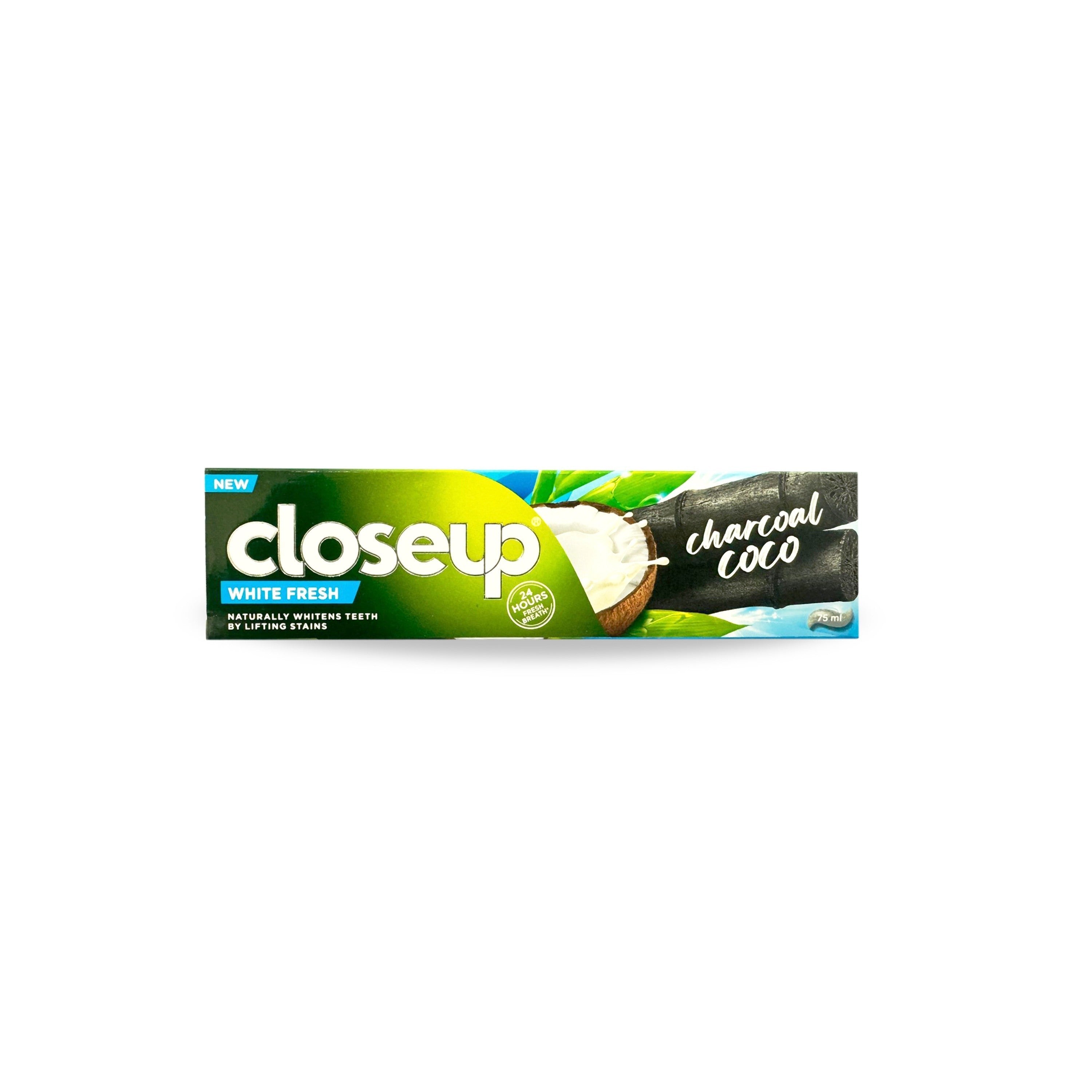 Closeup Charcoal Coco White Fresh Toothpaste