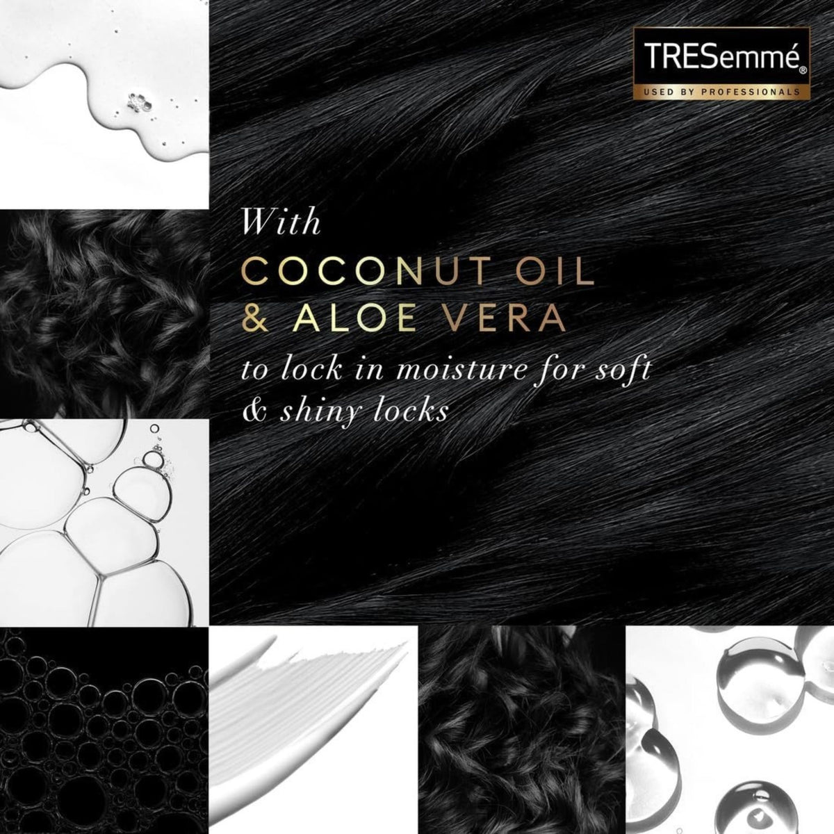 TRESemmé Coconut Nourish Coconut Oil & Aloe Vera Shampoo + Conditioner - 50% OFF