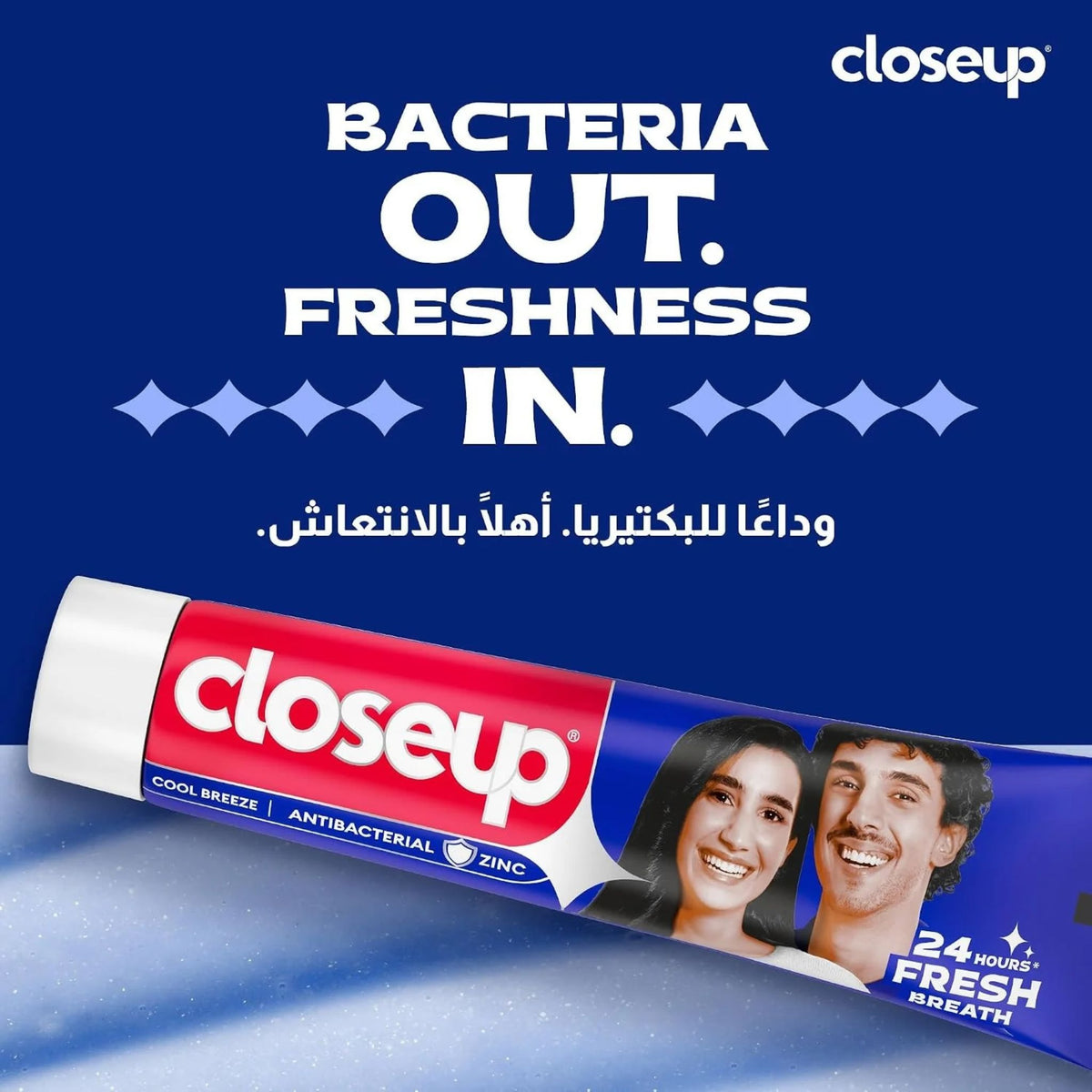 Closeup Cool Breeze Antibacterial Zinc Toothpaste