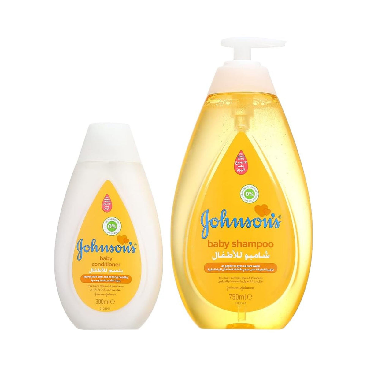 Johnsons Baby Shampoo 750ml + Conditioner 300ml