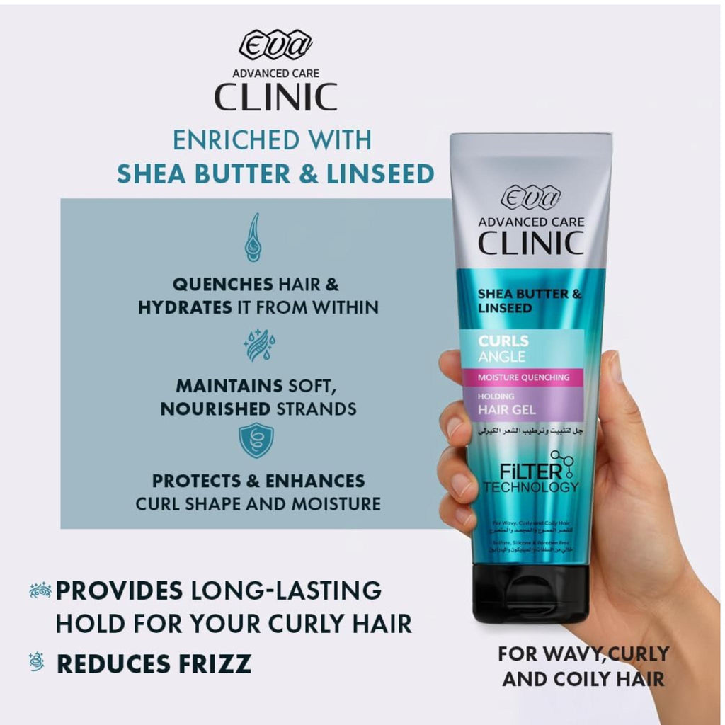 Eva Curls Angle Moisture Quenching Holding Hair Gel