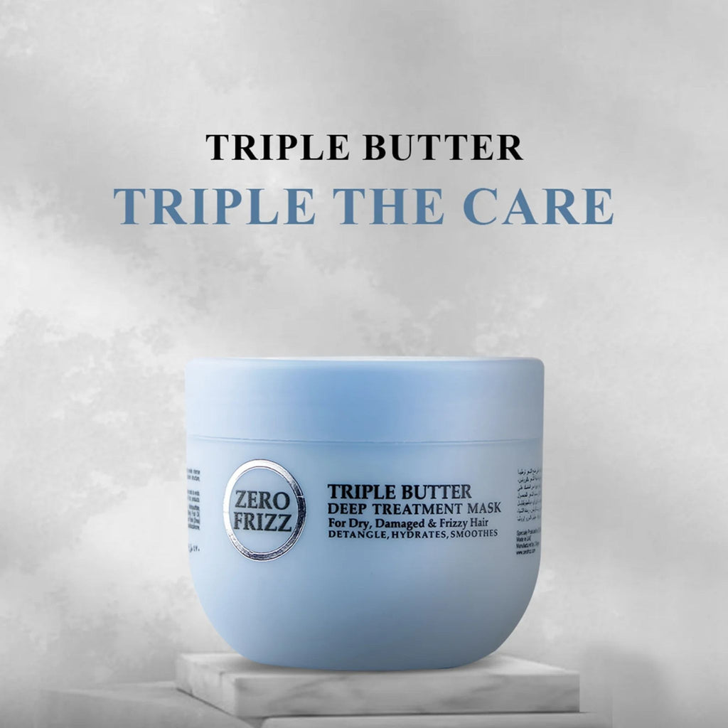 Zero Frizz Triple Butter Deep Treatment Hair Mask