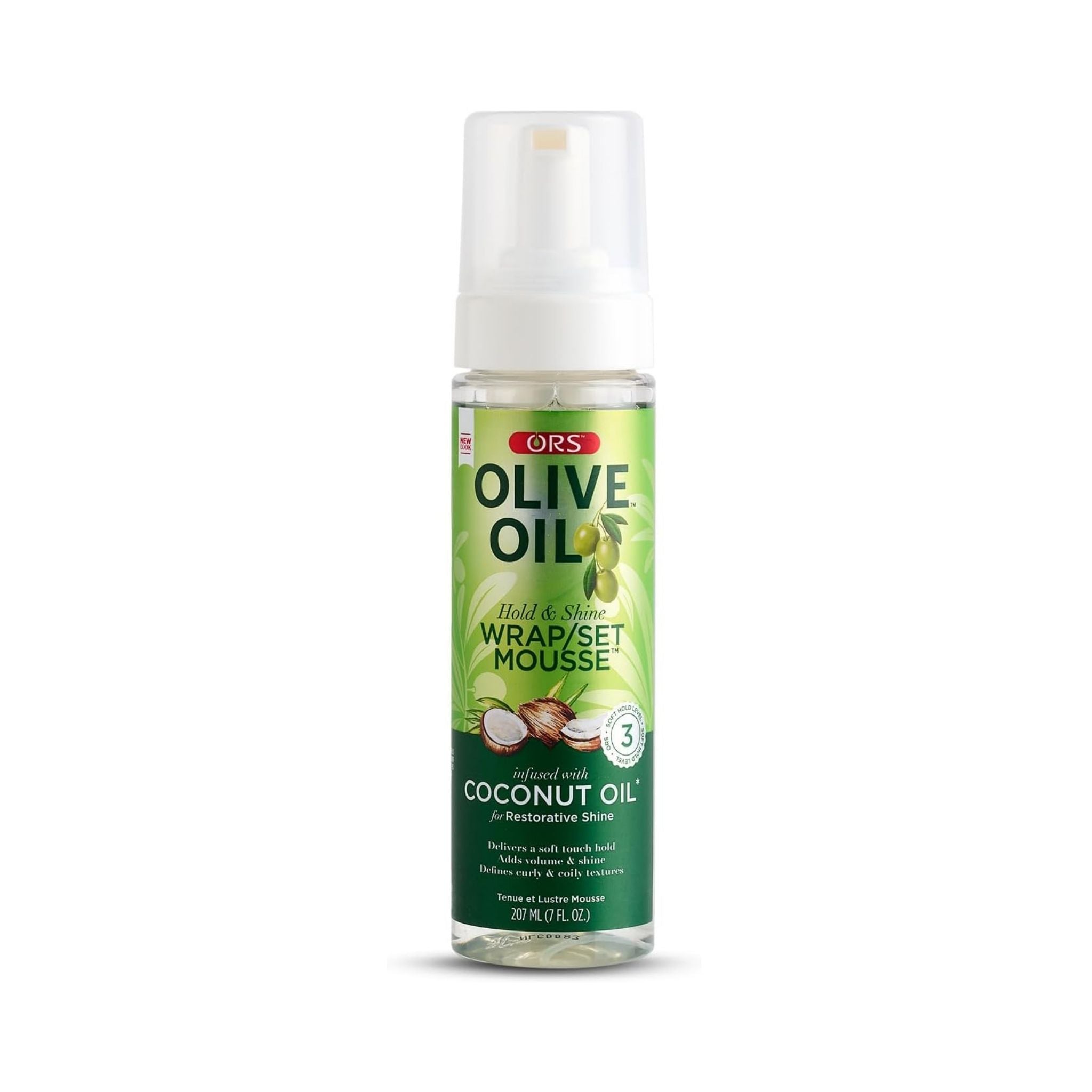 ORS Olive Oil Hold & Shine Wrap/Set Mousse - Hair Styling Mousse