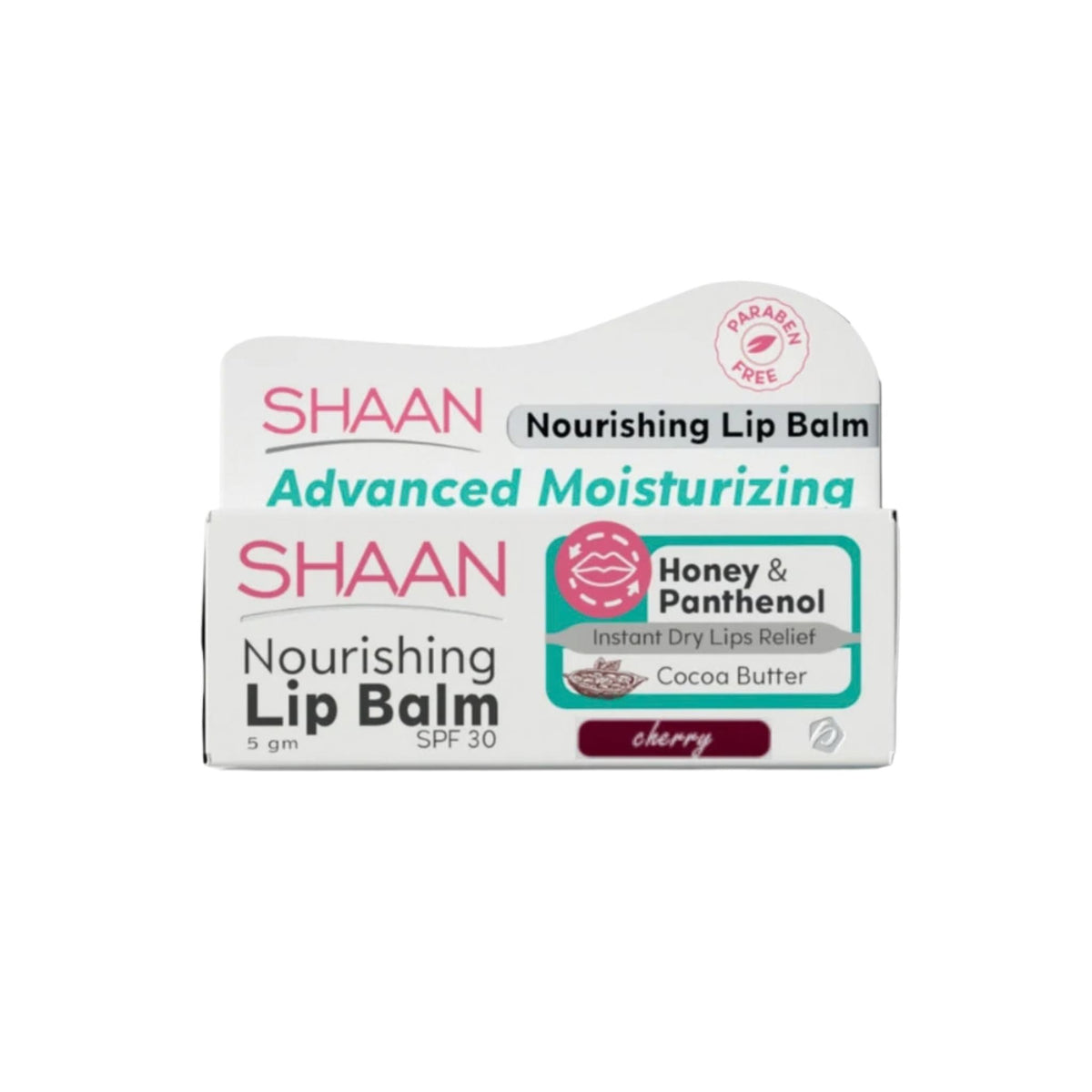 Shaan Nourishing Lip Balm SPF 30+ Honey & Panthenol Cherry