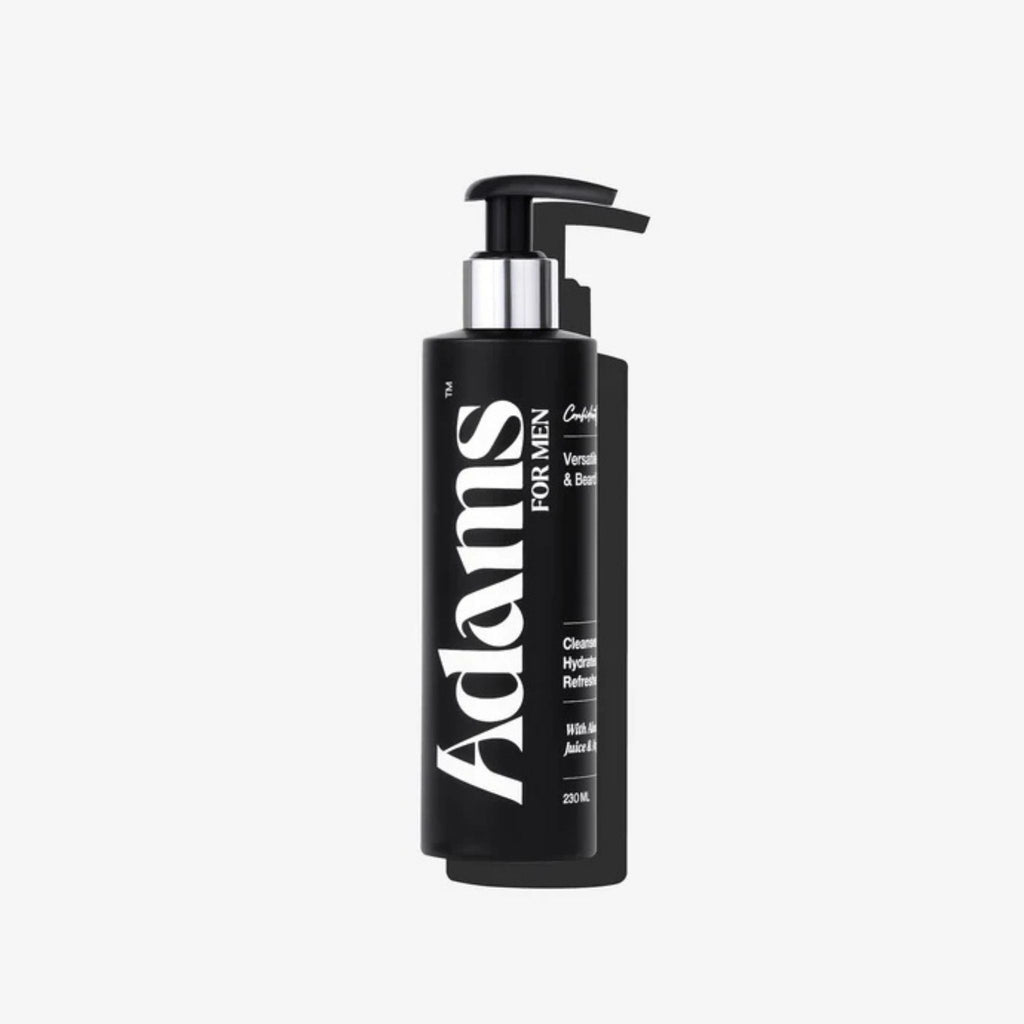 Adams Versatile Face & Beard Wash - Face & Beard Cleanser