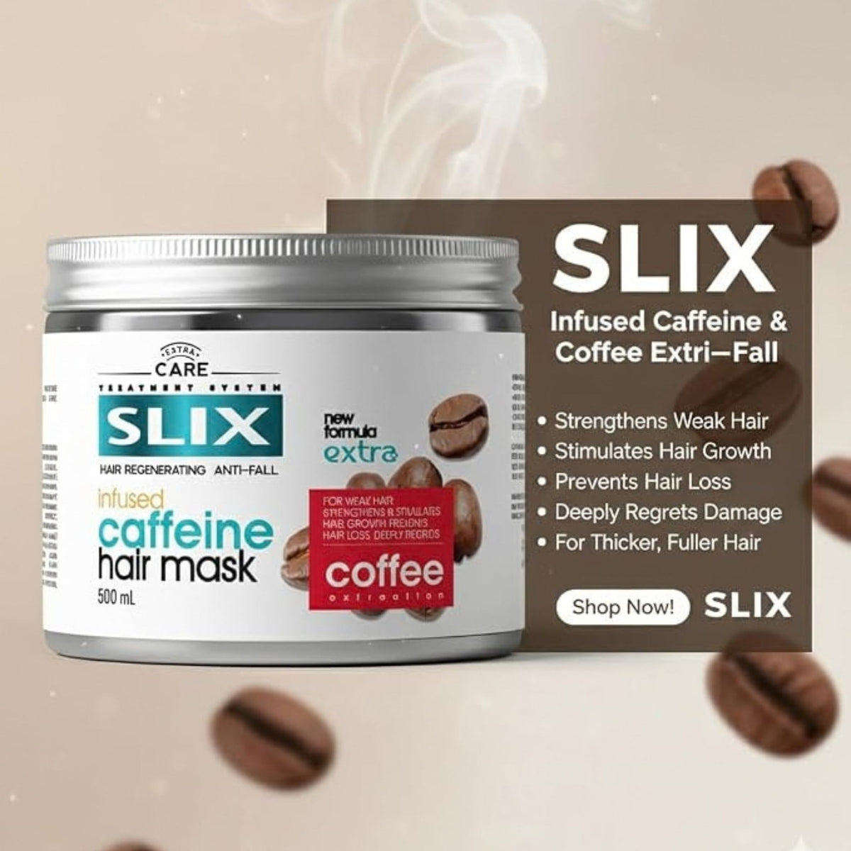 Slix Hair Regenerating Anti-Hair Fall Hair Mask - Hair Mask