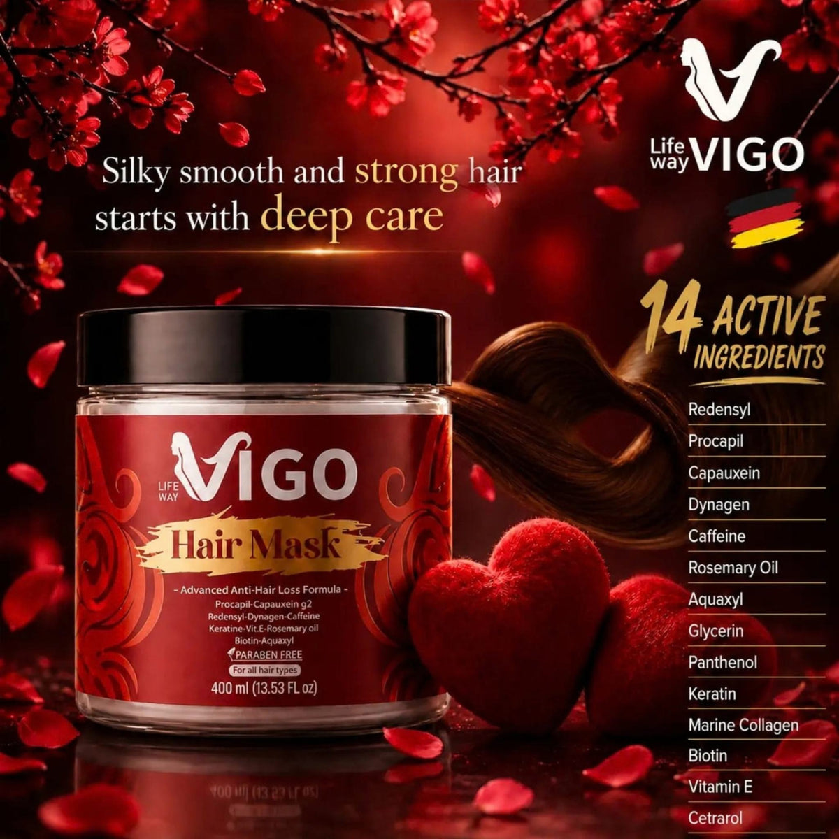 Vigo Advanced Anti Hair Loss Formula - Hair Mask