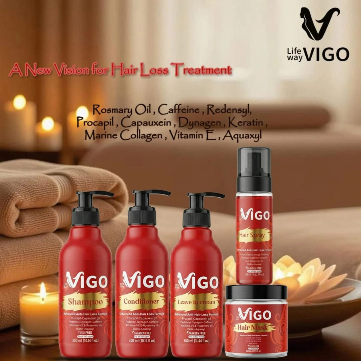Vigo Anti Hair Loss Leave-In Cream - Leave-In Hair Cream