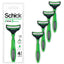 Schick Blades Xtrem 3 Sensitive 4 Razors  For Men