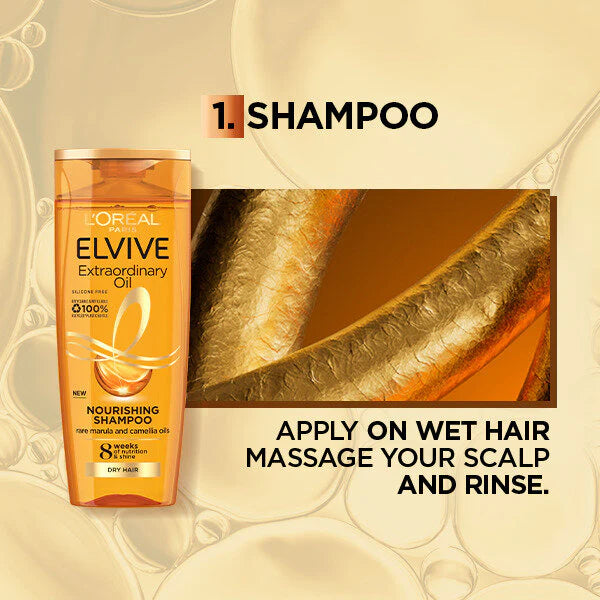 L'Oreal Paris Elvive Extraordinary Oil Shampoo For Dry Hair