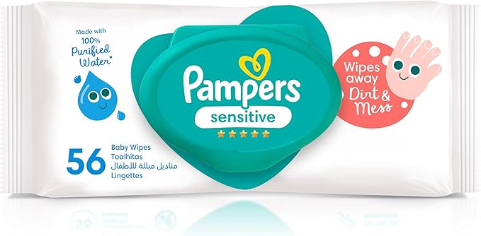 Pampers Sensitive 56 Wipes