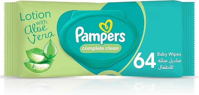Pampers Complete Clean Baby Wipes 64 Wipe