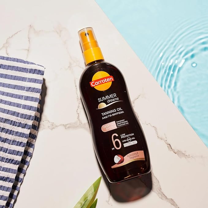Carroten Intensive Tanning Coconut Spray Oil Spf 6