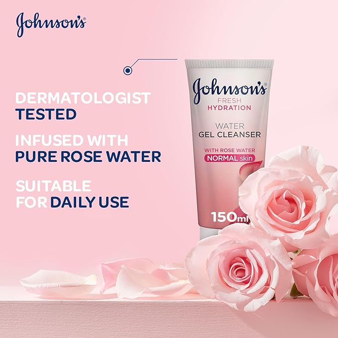 Johnsons Water Gel With Rose Water