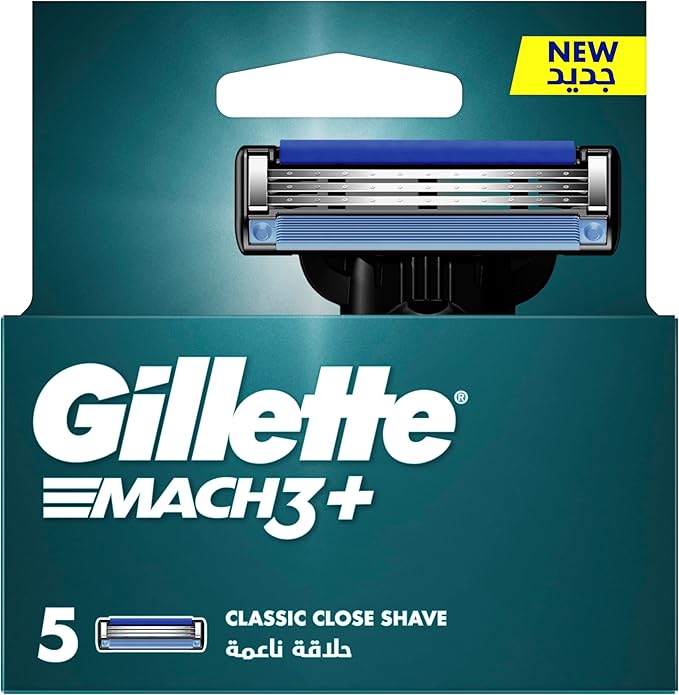 Gillette Mach3+ Blades 5 Razors Refills Main image