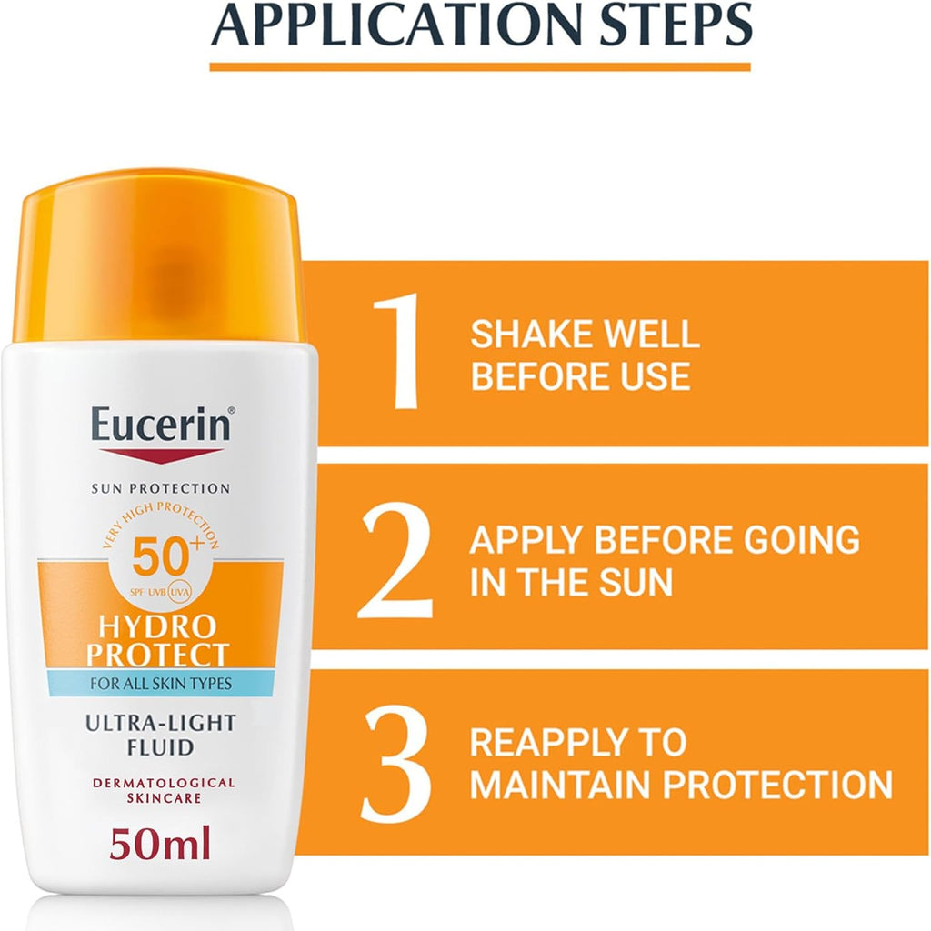 Eucerin Sunscreen Hydro Protect Face Ultra Light Fluid Spf 50+