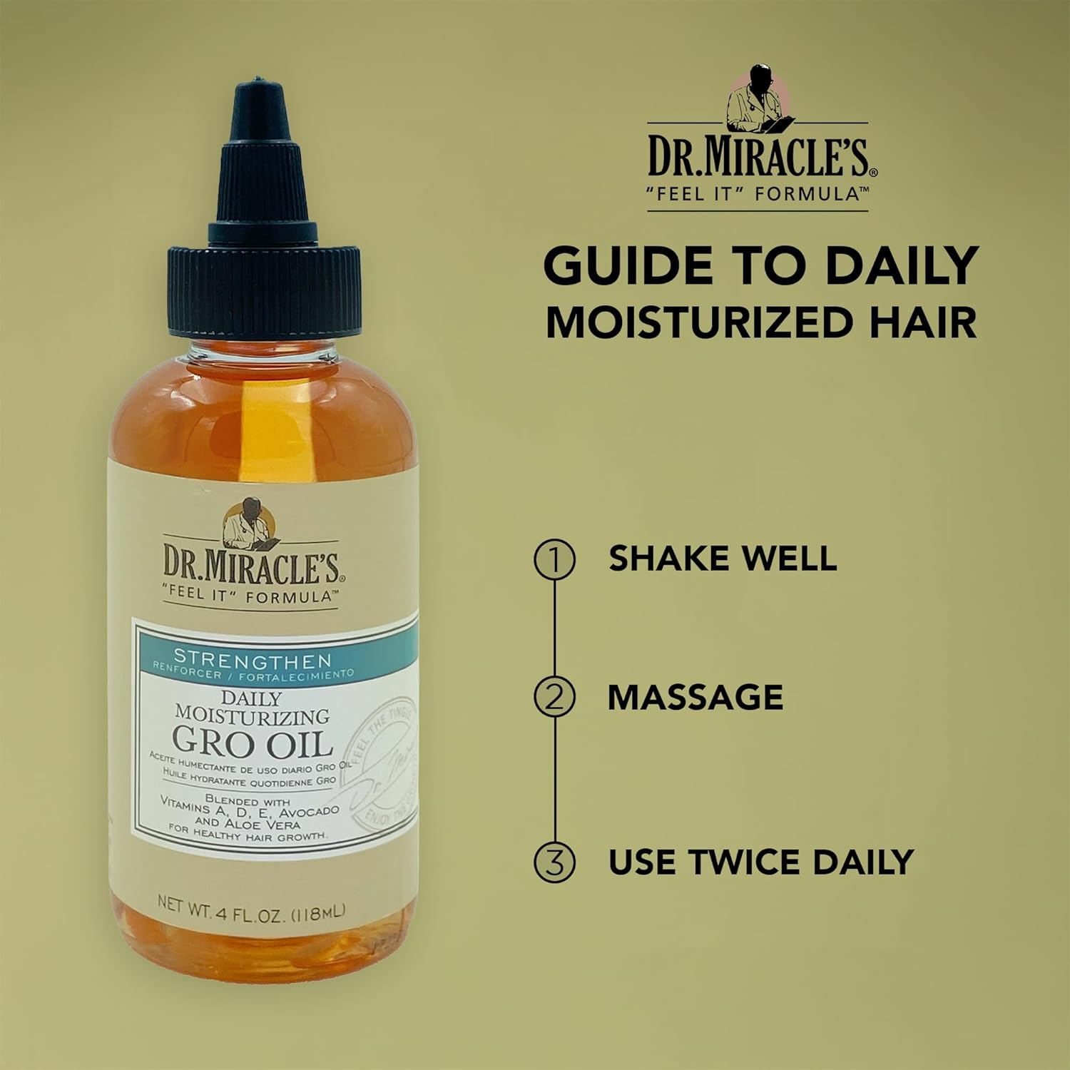 Dr. Miracles Daily Moisturizing Gro Oil