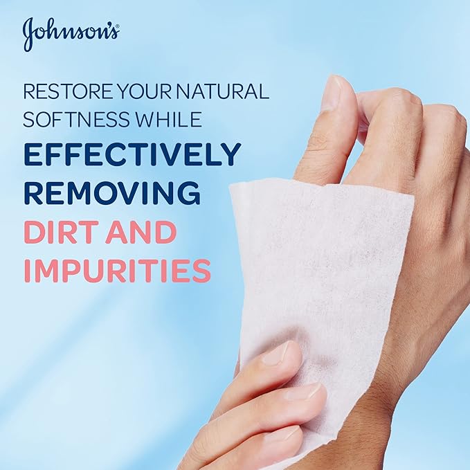 Johnsons Moisturizing Micellar Wet Wipes 25 Wipes