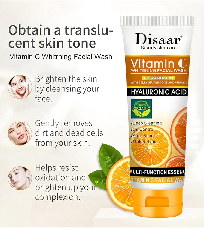 Disaar Vitamin C And Hyaluronic Acid Face Wash