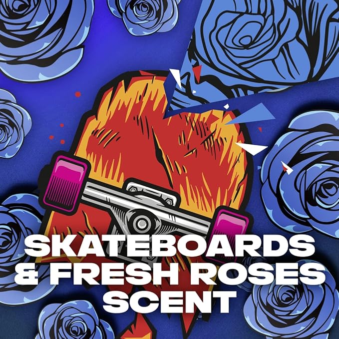 Axe Skateboard & Fresh Roses
