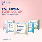 Johnson Cleansing Facial Micellar Wipes Refreshing Normal Skin 25 Wipes
