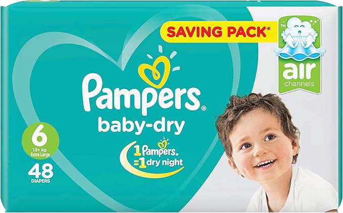 Pampers Baby Dry Size 6-48 Diapers Main image