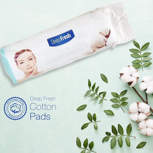 Deep fresh Makeup Removing Cotton Pads 70 Pieces