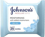 Johnsons Moisturizing Micellar Wet Wipes 25 Wipes