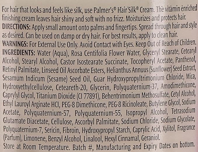 Palmers Hair Silk Cream