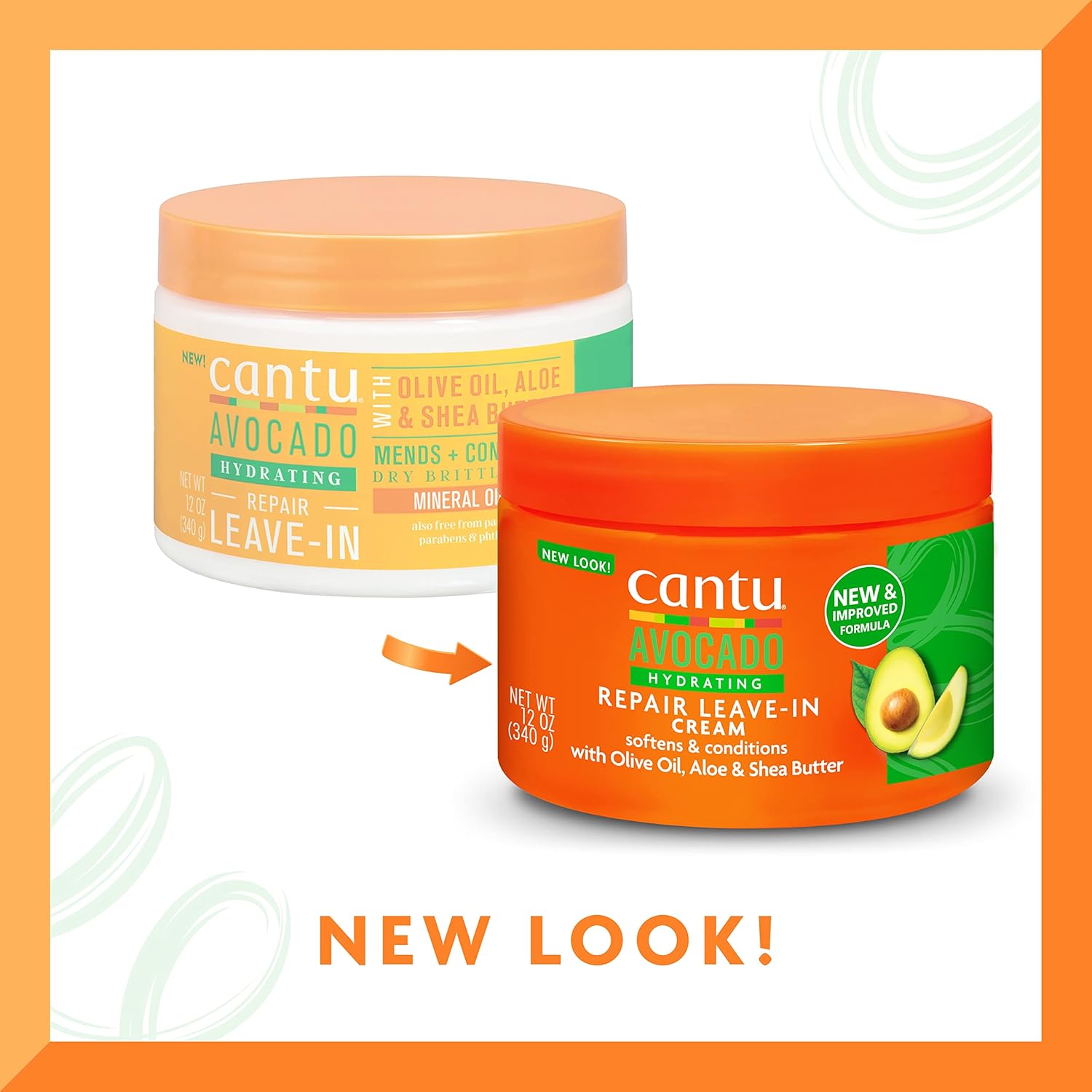 Cantu Avocado Curl Moisturizing Leave-In Conditioner Cream Secondary image