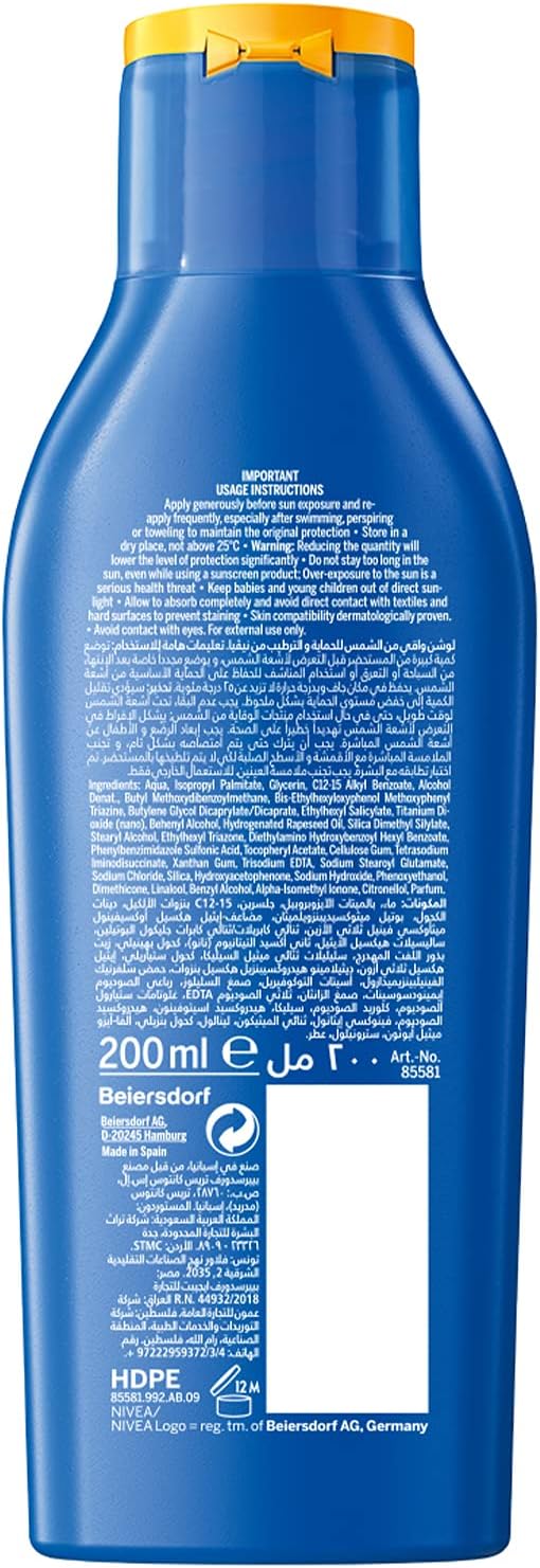 Nivea Sun Lotion Protect and Moisture Sunscreen Spf 30 Secondary image