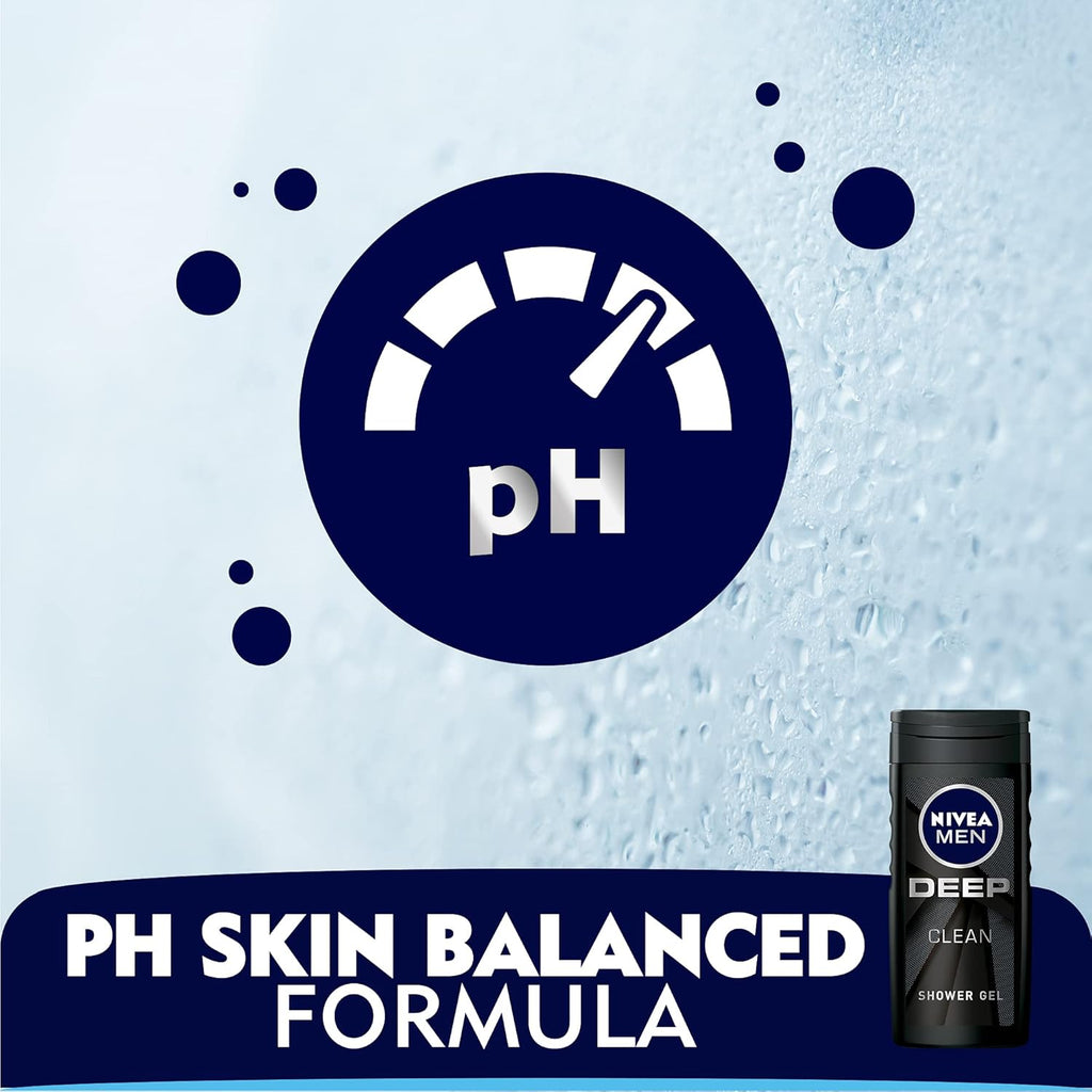Nivea Deep Clean Shower Gel For Men