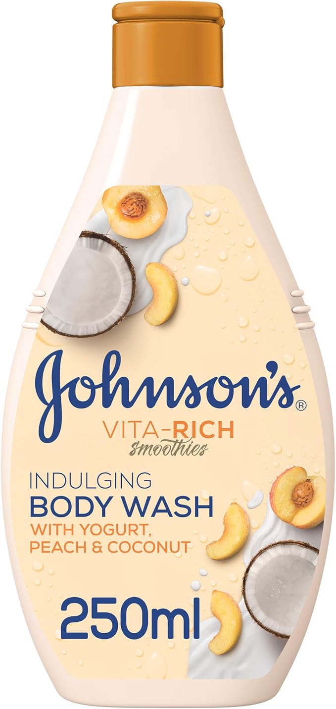 Johnsons Vita Rich Body Wash Yogurt & Peach & Coconut