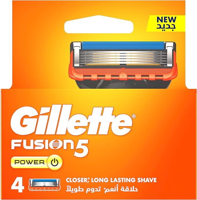 Gillette Fusion 5 Power Blades 4 Razors Refills Main image