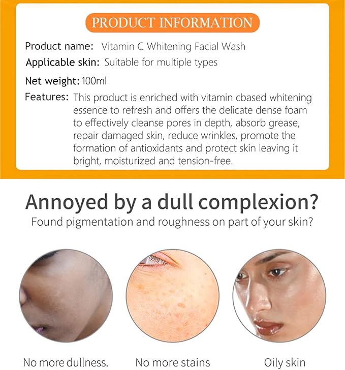 Disaar Vitamin C And Hyaluronic Acid Face Wash