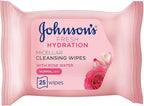 Johnsons Cleansing Wipes Fresh Hydration 25 Wipes