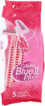 Gillette Venus Blue 2 Plus 2 Bladed 5 Razors For Women
