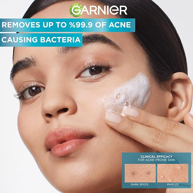 Garnier Skinactive Fast Clear 3 In 1 Exfoliating Wash Anti Acne