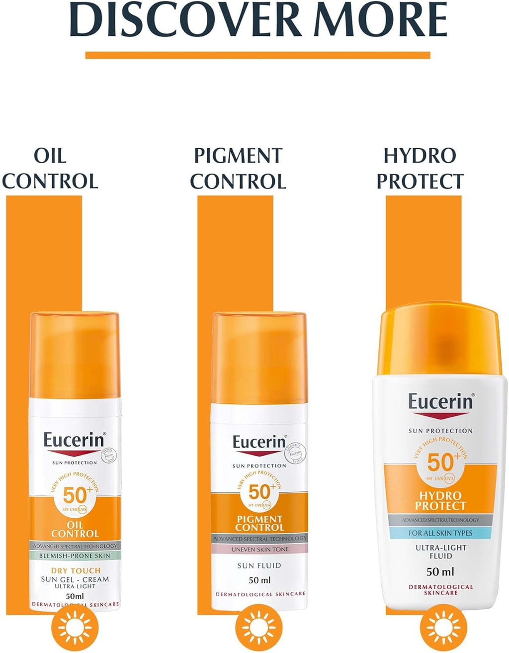 Eucerin Sunscreen Hydro Protect Face Ultra Light Fluid Spf 50+