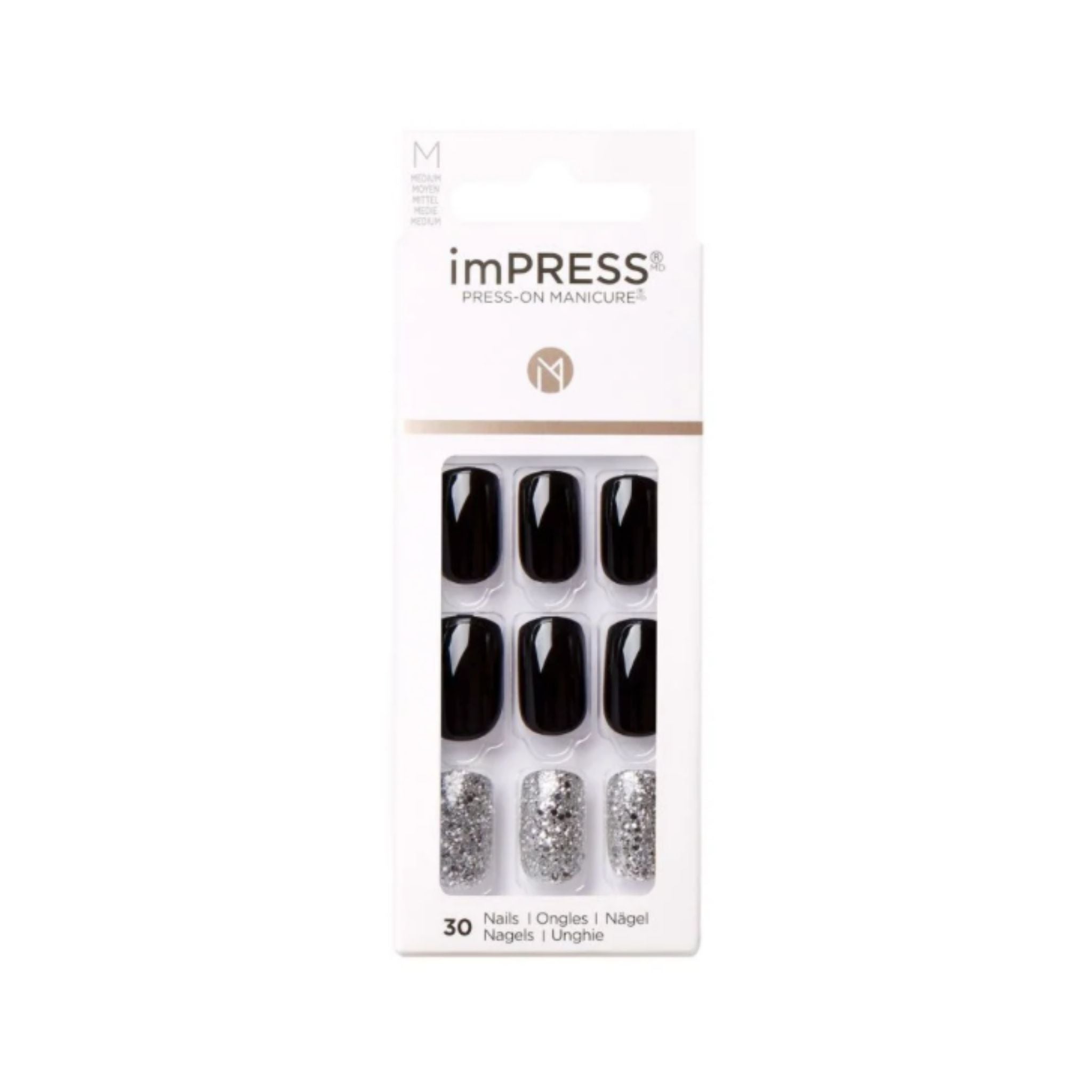 KISS imPRESS Press-On Nails Medium Destiny 30 Nails Main image