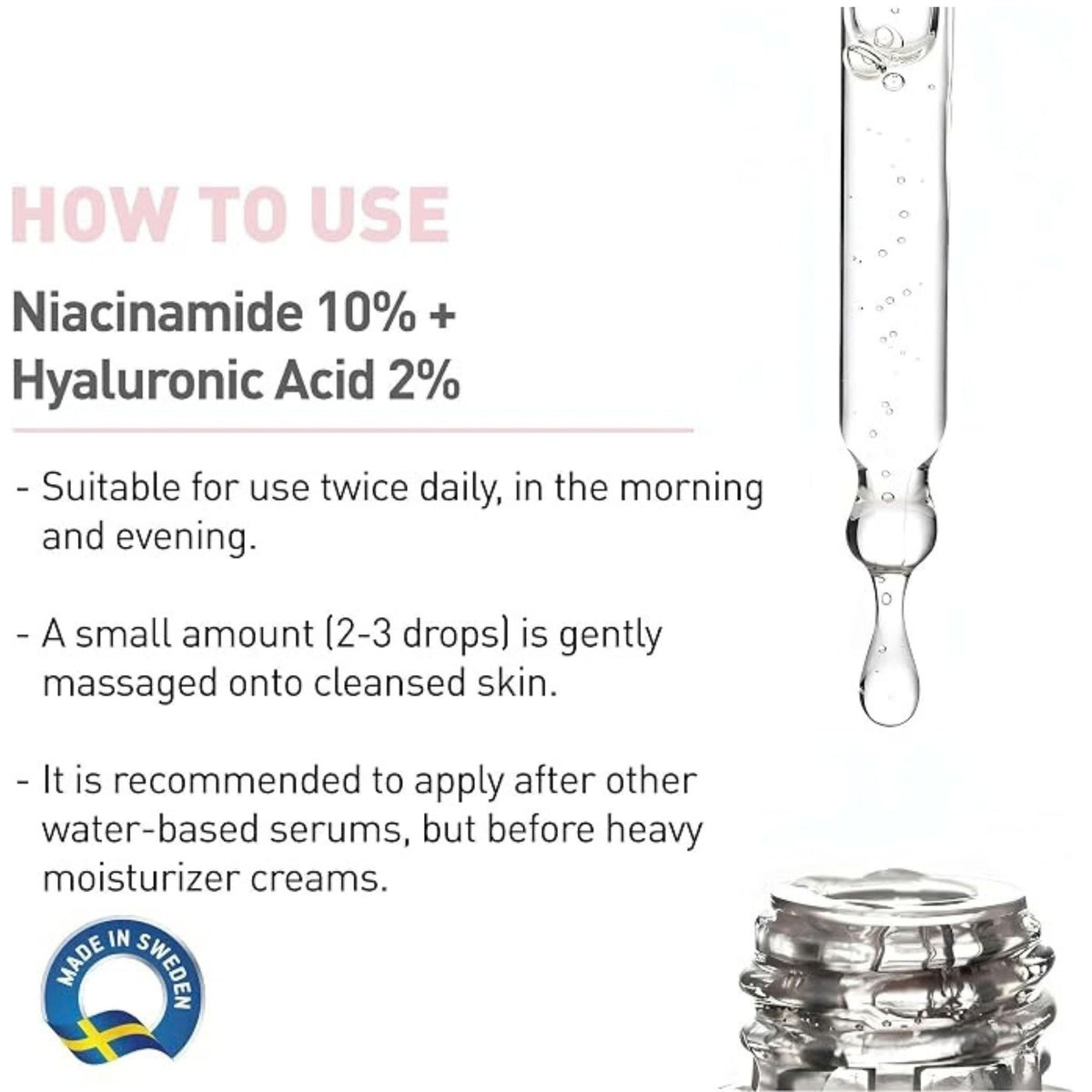 Bionnex THE NORDEA Niacinamide + Hyaluronic Acid - Serum