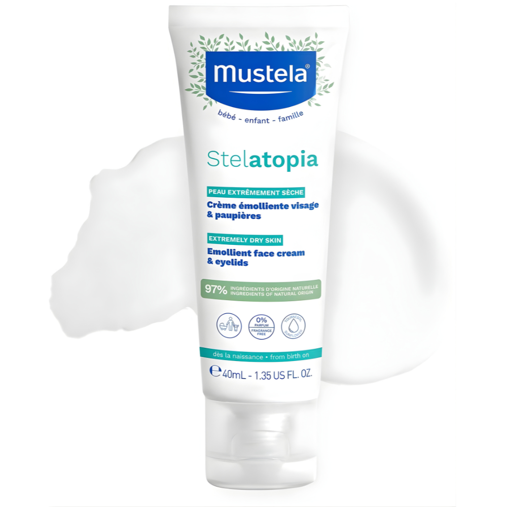 Mustela Baby Stelatopia Emollient Face Cream & Eyelids